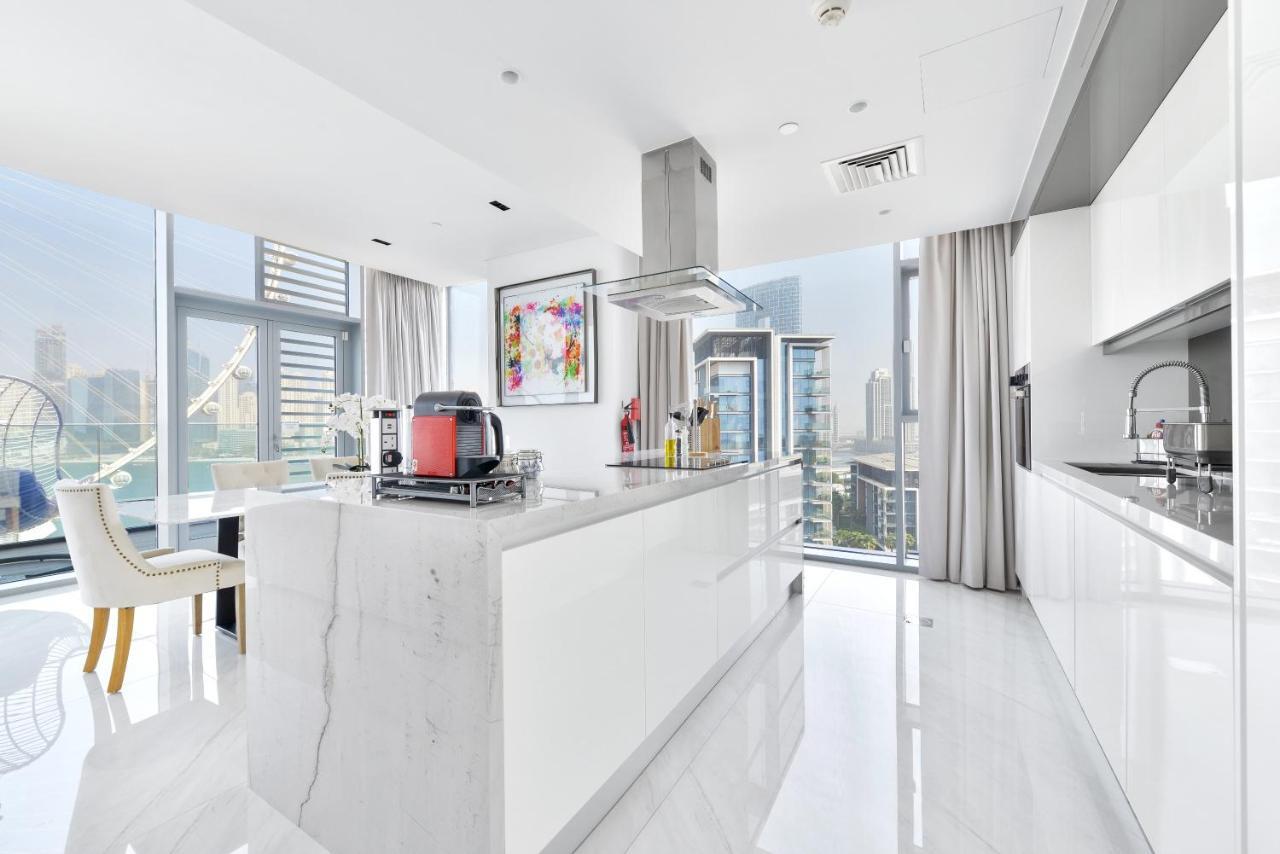 Spectacular 3 Bedroom Condo With Maids Room Facing The Dubai Eye Eksteriør billede